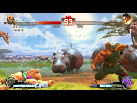 Bullcat [Gouken] vs seikanomaruto [Honda] SSF4 Japanese Online Ranked Matches - TRUE HIGH-DEF