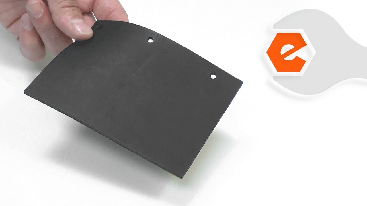 Replacing your Powermate Edger Deflector, Rubber