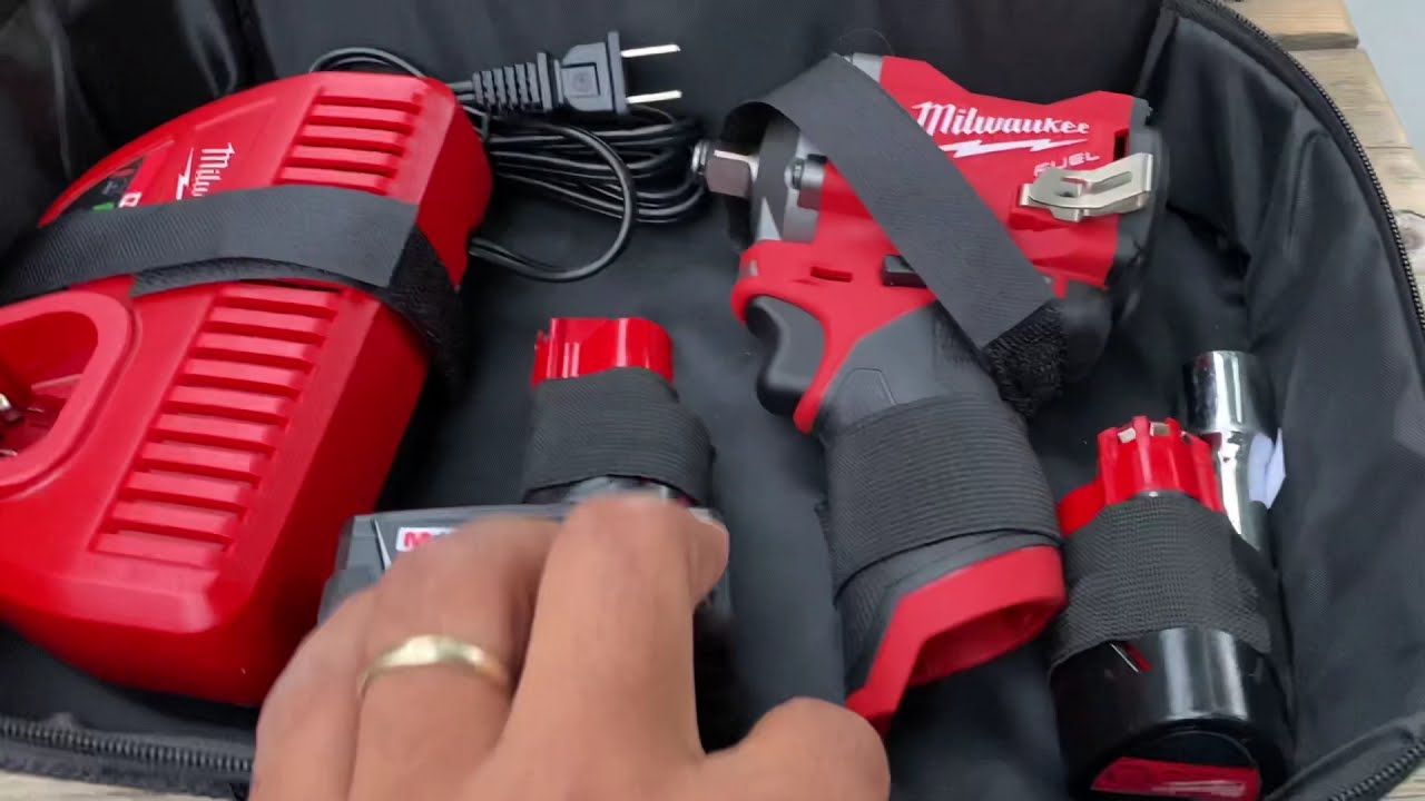 Chave de impacto mais forte do mundo Milwaukee m12 de 1/2 polegadas 2555