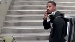 Creed Star Michael A Jordan At LAX