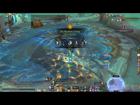 +21 Necrotic Wake 35:07 - Prot Paladin PoV, no commentary - WoW Shadowlands 9.1.5