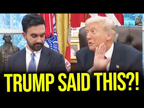 Trump Glazes Zohran and PISSES OFF MAGA!