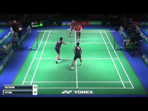 QF-2016 YONEX German Open   Ko Sung Hyun/Shin Baek Cheol vs Goh V Shem/Tan Wee Kiong