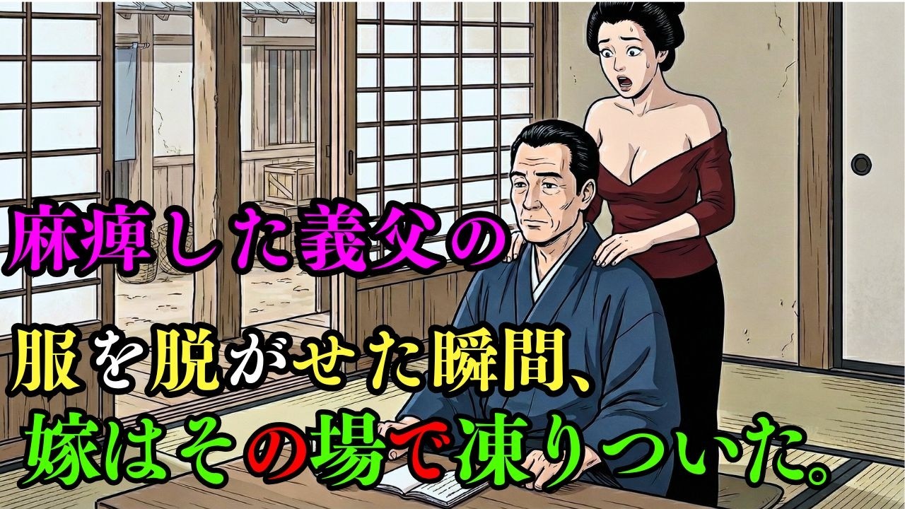寝たきりの義父の服を脱がせた瞬間、嫁は立ち尽くした。それは、数年前に夫が言ったことが真実だったからだ。 | 戦国時代