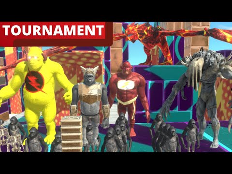 TOURNAMENT Infernals vs Mutants Primates + Carnivore Dinosaurs - BONUS Flash + Reverse Flash - ARBS