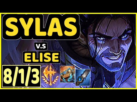 CARBON (SYLAS) vs ELISE - 8/1/3 KDA JUNGLE GAMEPLAY - OC Ranked DIAMOND