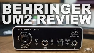 Video thumbnail for Behringer U-Phoria UM2 Review / Test by Podcastage