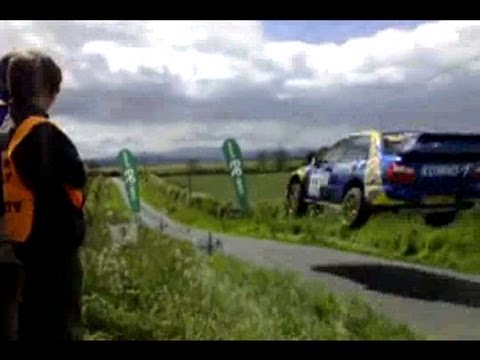 Subaru Rally car 130mph Jump OFFICIAL VIDEO