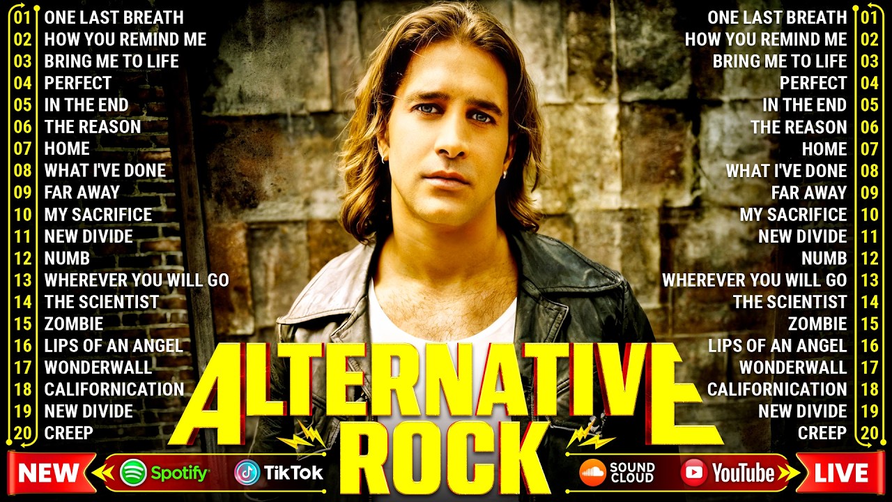 Creed, Linkin Park, Metallica, Nickelback, Green Day, Coldplay💕Alternative Rock Greatest Hits 2000's