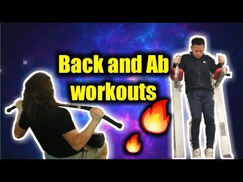 Workouts for Back and Abs | My Back and Ab Workout Routine Video