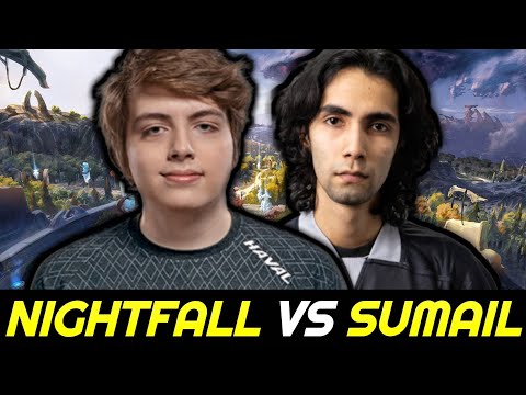 NIGHTFALL vs SUMAIL Intense Game — Faceless Void vs Phantom Lancer