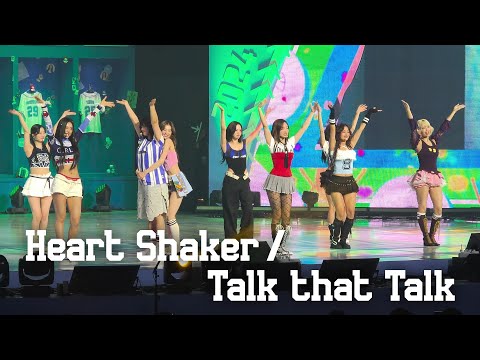 241020 TWICE - Heart Shaker + Talk that Talk | 4K HDR | 2024 TWICE FANMEETING [HOME 9ROUND]
