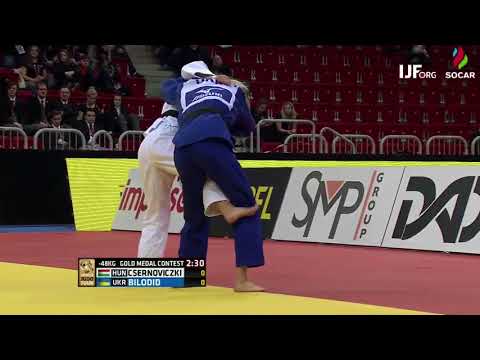 JUDO GRAND SLAM DUSSELDORF 2018 FINAL 48KG BILODOD(UKR) - CSERNOVICZKI (HUN)