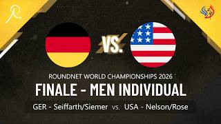 Roundnet World Championships 2026 - Finals Game 1 - USA - Nelson/Rose vs GER - Seiffarth/Siemer
