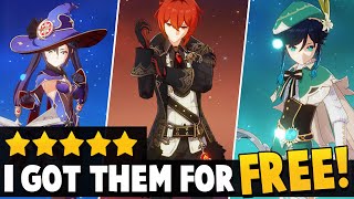 The #1 Mistake Everyone's Doing in Genshin Impact & How I Got The Best 5✰ Characters For Free! Фото 1