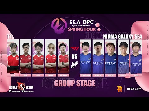 T1 vs Nigma Galaxy SEA - DPC SEA 2021/22 Tour 2: Division I - Group Stage - B03
