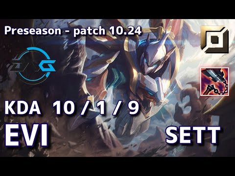 【韓国サーバー/GM】DFM Evi セト(Sett) VS シェン(Shen) TOP - Patch10.24 KR Ranked【LoL】