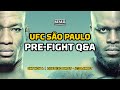 UFC São Paulo: Almeida vs. Lewis LIVE Stream | Pre-Fight Q&A | MMA Fighting