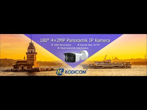 180° 8MP PANORAMİK STARVIS IP KAMERA