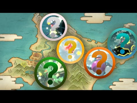 Catching an Alpha Shiny Pokemon in every Area