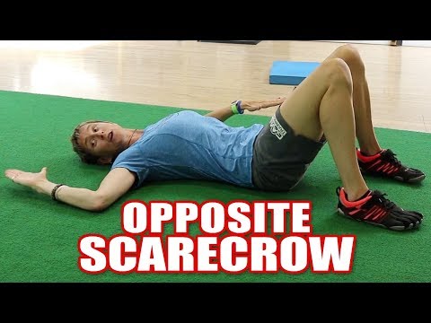 Goalie Drill Opposite Scarecrow