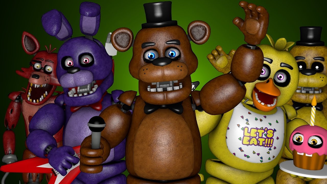 SFM FNaF | Emodel FNaF 1 Timelapse