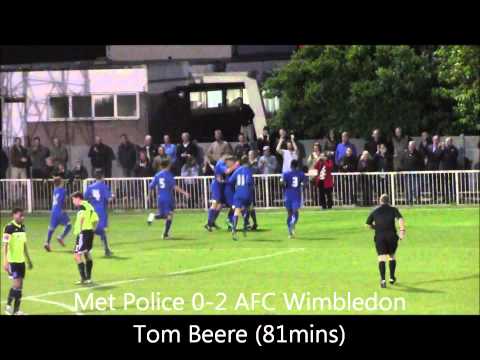 London Senior Cup Final 2014 - Met Police vs AFC Wimbledon