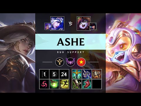 Ashe Support vs Lulu - VN Master Patch 25.17