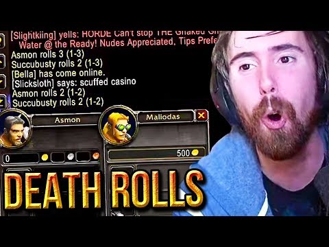 A͏s͏mongold Can't Stop Gambling Gold Through "Death Rolls" - Classic WoW