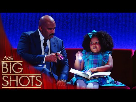 5-Year-Old Librarian Reads Steve Harvey A Story! | Little Big Shots