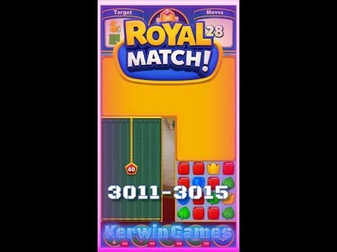 Royal Match Level 3011 3012 3013 3014 3015 - No Boosters Gameplay