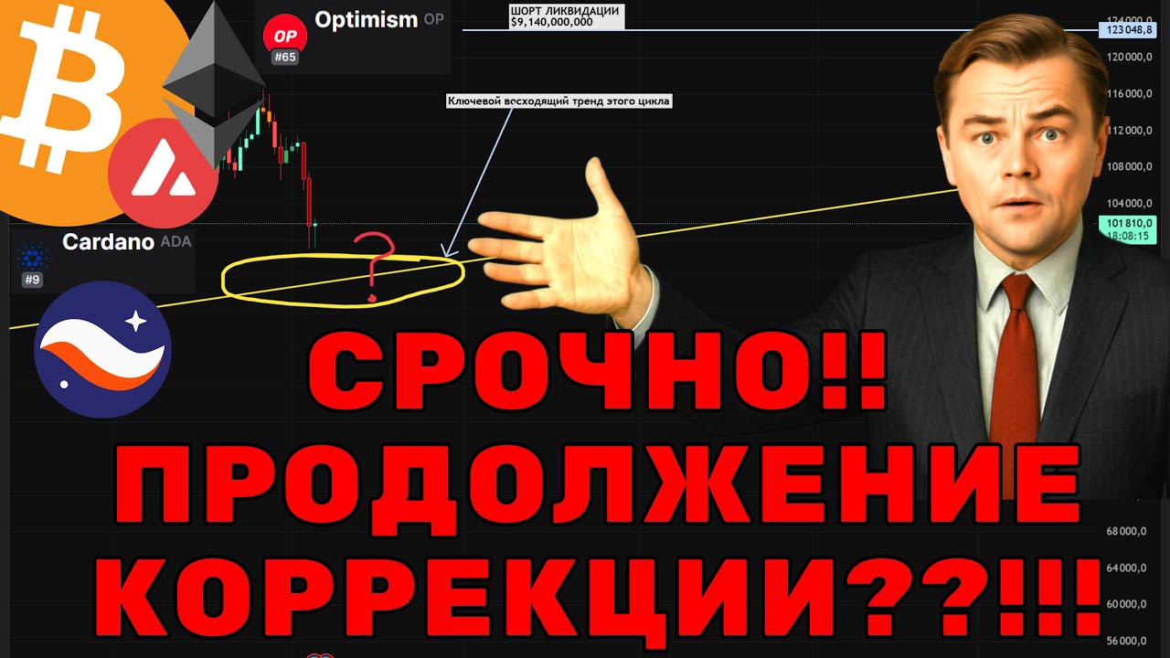 Биткоин у критической черты — решается судьба цикла! Где жду разворот Крипт?