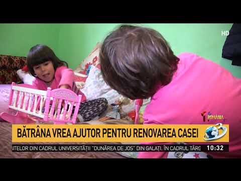 Maica Eugenia, străbunica care creşte singură trei copii dintr-o pensie de 800 de lei