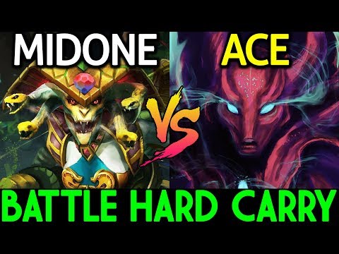 MidOne Medusa VS ACE Spectre | Epic Battle Hard Carry 7.14 Dota 2