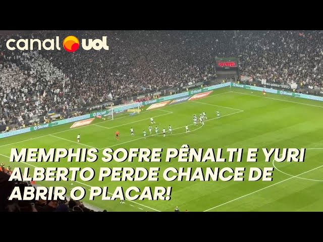 Corinthians vence o Palmeiras com gol de Memphis e Moraes na torcida
