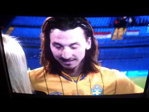Zlatan Ibrahimovic and John Guidetti interview after his debut in swedish national team