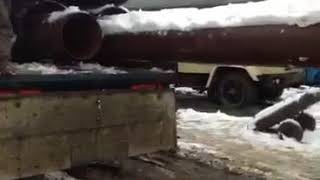 Превью видео: Погрузка б/у трубы | СтройГеоРесурс