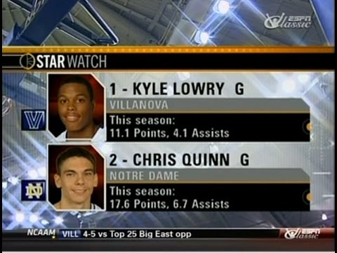 #6 Villanova Wildcats vs Notre Dame Fighting Irish 2006 FULL GAME (FOYE, LOWRY, NARDI, RAY)