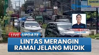 Kondisi Jalan Lintas Sumatera di Merangin, Terpantau Mulai Ramai Jelang Mudik Lebaran 2026