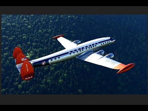 Northwest Airlines Lockheed L1049G Constellation - The "Super Connie"