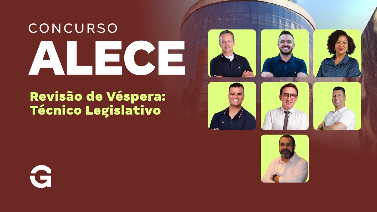 Concurso ALECE | Revisão de Véspera: Técnico Legislativo