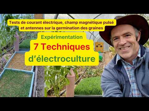 Expérimentation avec 7 techniques d'électroculture sur la croissance de l'orge