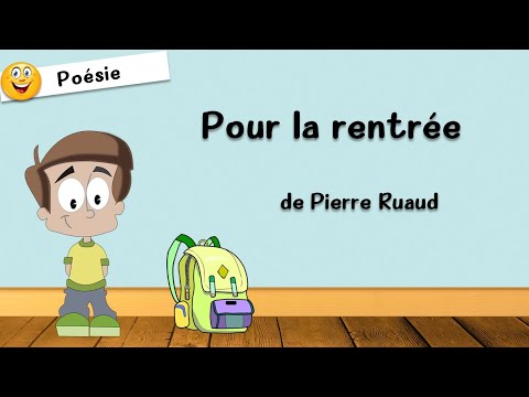 Poésie : Pour la rentrée de Pierre Ruaud - Poème / Poésie