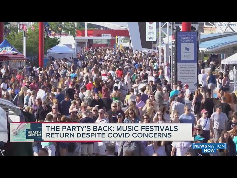 The party's back: Music festivals return despite virus concerns