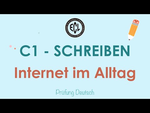 INTERNET im ALLTAG - C1 ECL Schreiben Teil 2 Forumsbeitrag