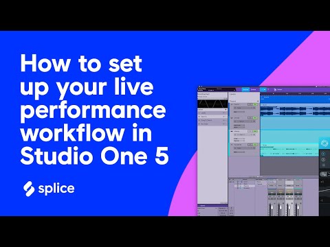 How to set up your live performance workflow in Studio One 5 - NEW Show page feature