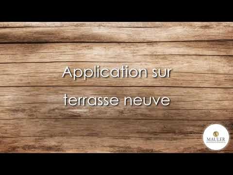 Saturateur monocouche déperlant - bardage - terrasse - bois extérieur Mauler