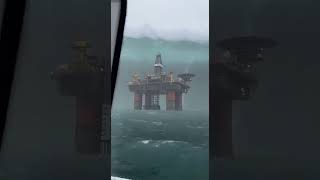 Rogue Wave Hits Fishing Trawler (North Sea)