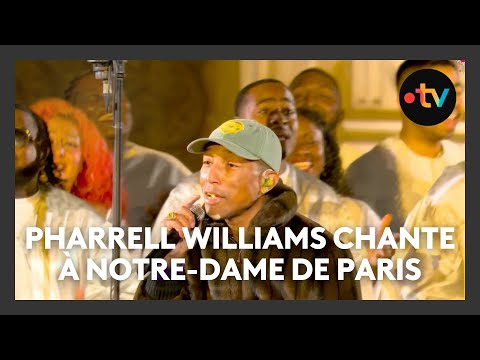 Réouverture de Notre-Dame de Paris : Pharrell Williams et ses 70 choristes chantent un medley inédit