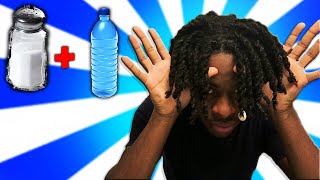 How To Make Your Dreads Lock  FASTER! *Salt Water*